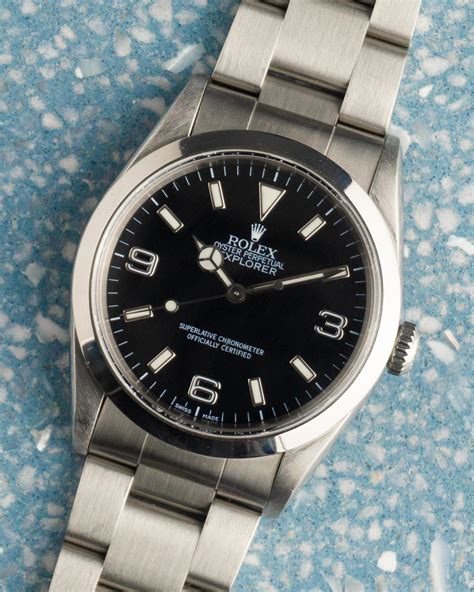 rolex 14270 on wrist|rolex explorer 14270 price.